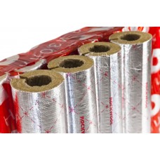 Цилиндр навивной минеральная вата ROCKWOOL 100 кашированный фольгой 30/273 L=1м ROCKWOOL 135322