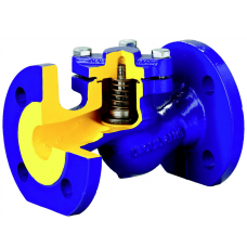Клапан обратный чугун подъемный 287A Ду 50 Ру16 Тмакс=300 оС фланцевый золотник нерж Zetkama 287A050C31