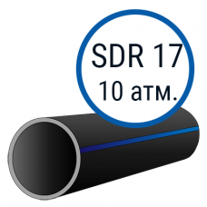 Труба ПНД ПЭ 100 sdr 17 вода 630х37,4 мм Ру10