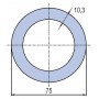 Труба полипропиленовая Ekoplastik PN16 75x10,3 (штанга: 4 м)